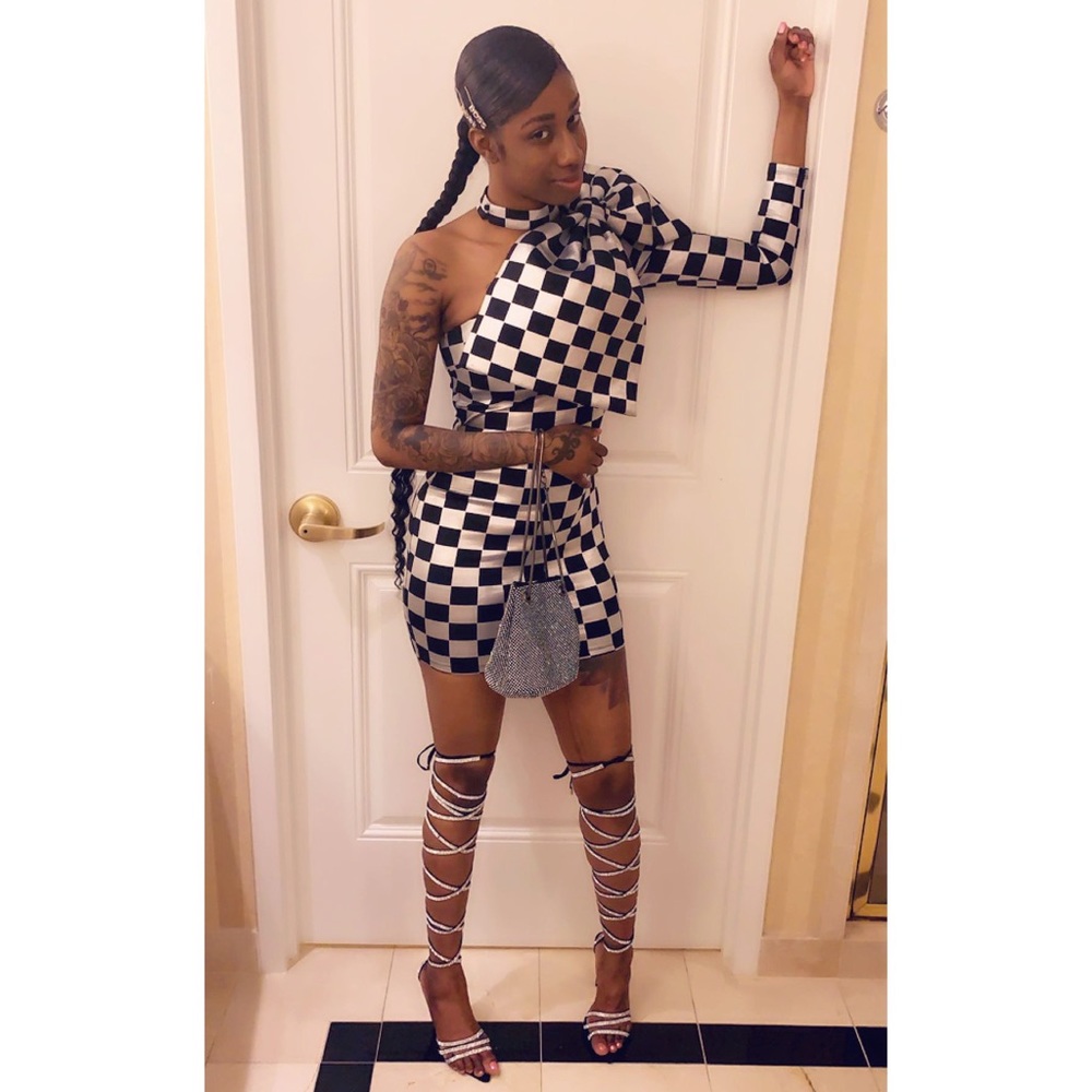 Christian Cowan exclusive bow dress
